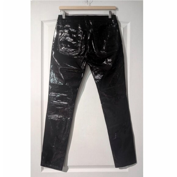 Zadig & Voltaire | Peko Vinyl Leather Pants In Black - Picture 7 of 15